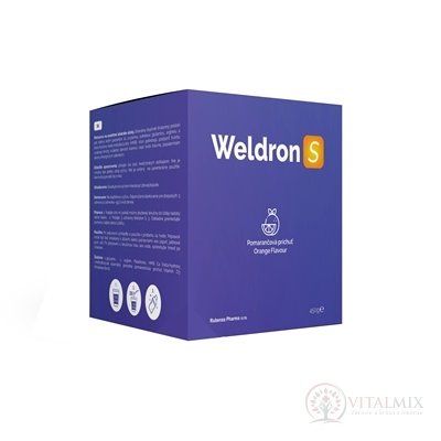 Weldron S prášok, pomarančová príchuť 1x450 g