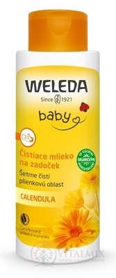 WELEDA baby NECHTÍKOVÉ Čistiace mlieko na zadoček 1x400 ml