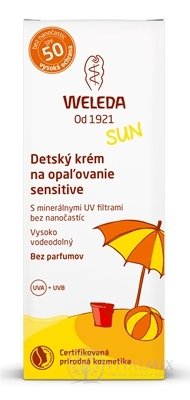 WELEDA SUN Detský krém na opaľovanie SPF 50 sensitive (Edelweiss Sonnencreme) 1x50 ml