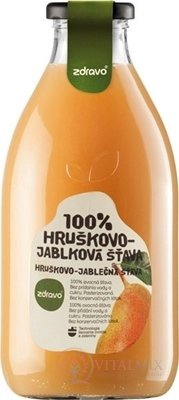 zdravo 100% HRUŠKOVO-JABLKOVÁ ŠŤAVA 1x0,75 l