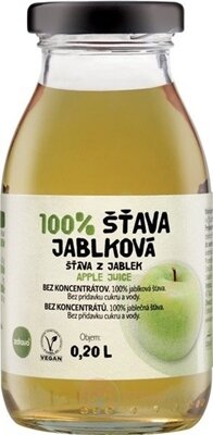 zdravo 100% ŠŤAVA JABLKOVÁ 1x200 ml