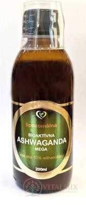 Zdravý svet Lipozomálna ASHWAGANDA mega 1x200 ml