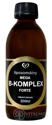 Zdravý svet Lipozomálny MEGA B-KOMPLEX forte 1x200 ml