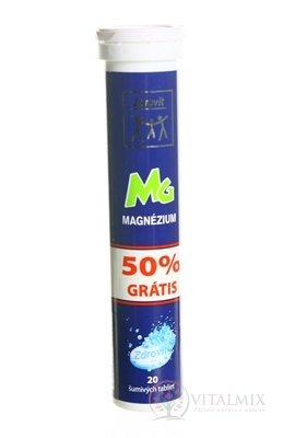 Zdrovit MAGNEZIUM 50% grátis tbl eff (šumivé tablety) 1x20 ks