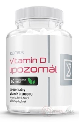 Zerex Vitamín D lipozomál 1000 IU tbl 1x60 ks