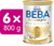 BEBA SUPREMEpro 3, 6 HMO, mlieko pre malé deti, 800 g, 6x800G