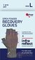 Pulsaar Active Rukavice na zotavenie (Open Finger Recovery Gloves) veľkosť L, 1x1 pár