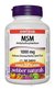 Webber Naturals MSM 1000 mg BONUS tbl 1x160 ks