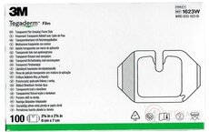3M TEGADERM Film 1623W 6cm x 7cm, transparentné krytie s rámom, 1x100 ks