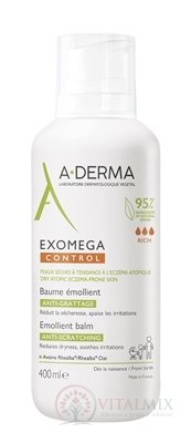 A-DERMA EXOMEGA CONTROL Emolienčný BALZAM suchá koža 1x400 ml