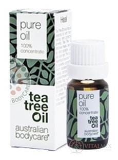 ABC AUSTRALIAN BODYCARE TEA TREE OIL originál 100% austrálsky čajovníkový olej 1x10 ml