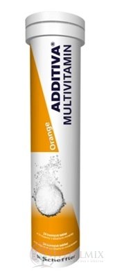 ADDITIVA MULTIVITAMÍN Orange tbl eff 1x20 ks