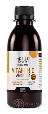 Adelle Davis Liposomal VITAMÍN C Junior tekutý, príchuť mango 1x200 ml