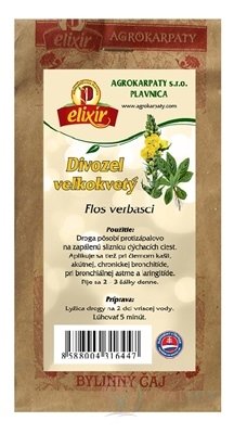 AGROKARPATY DIVOZEL VEĽKOKVETÝ bylinný čaj 1x30 g