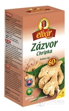 AGROKARPATY ZÁZVOR chrípka bylinný čaj, čistý prírodný produkt 20x1,5 g (30 g)