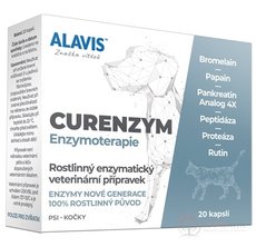 ALAVIS CURENZYM ENZYMOTERAPIA cps pre psy a mačky 1x20 ks