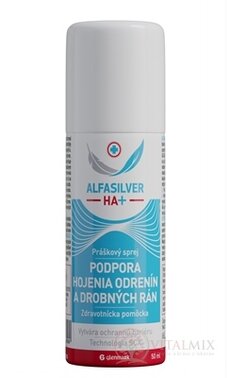 ALFASILVER HA+ sprej v prášku na ošetrenie rán 1x50 ml