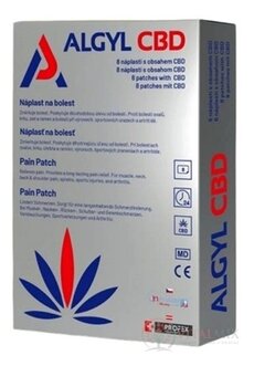 ALGYL CBD Náplasť na bolesť 1x8 ks