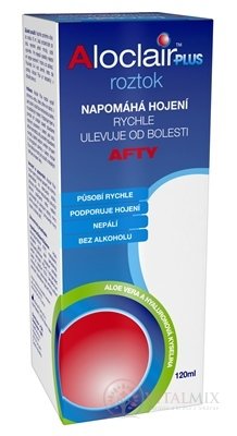 Aloclair PLUS roztok ústna voda 1x120 ml