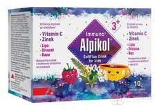 Alpikol SoftFlux Drink for kids prášok na prípravu nápoja, príchuť malina, vrecúška 1x10 ks