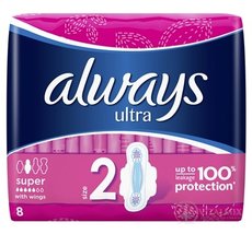 ALWAYS ULTRA SUPER PLUS 8 hygienické vložky 1x8 ks
