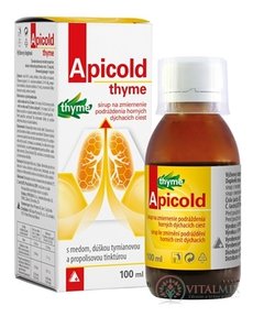 Apicold thyme sirup 1x100 ml