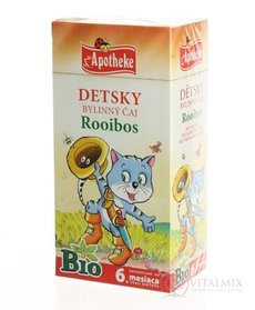 APOTHEKE BIO DETSKÝ BYLINNÝ ČAJ ROOIBOS nálevové vrecká (od ukončeného 6. mesiaca) 20x1,5 g (30 g)