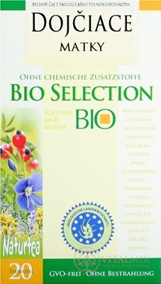 APOTHEKE BIO SELECTION BYL. ČAJ PRE DOJČIACE MATKY 20x1,5 g (30 g)