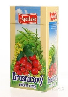 APOTHEKE BRUSNICOVÝ ČAJ NA MOČOVÉ CESTY 20x1,5 g (30 g)