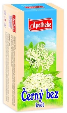 APOTHEKE ČAJ BAZA ČIERNA KVET 20x1,5 g (30 g)