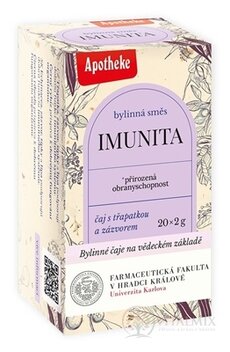 APOTHEKE FARMA IMUNITA bylinná zmes, čaj v nálevových vreckách 20x2 g (40 g)