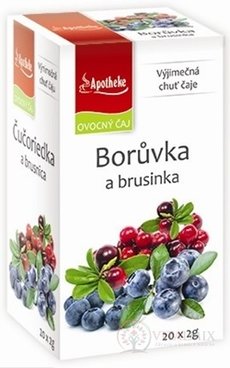 APOTHEKE PREMIER SELECTION ČAJ ČUČORIEDKA+BRUSNICA 20x2 g (40 g)