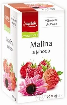 APOTHEKE PREMIER SELECTION ČAJ MALINA A JAHODA 20x2 g (40 g)