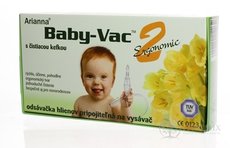 Arianna Baby-Vac 2 - Odsávačka hlienov na vysávač s čistiacou kefkou 1x1 ks