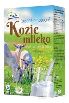 asp KOZIE MLIEKO sušené plnotučné 1x280 g