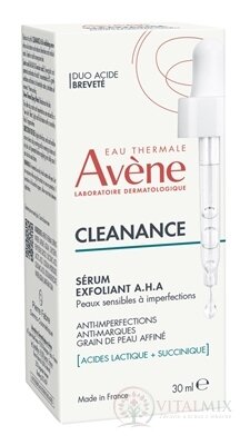 AVENE CLEANANCE A.H.A. Exfoliačné SÉRUM pleť so sklonom k nedokonalostiam 1x30 ml