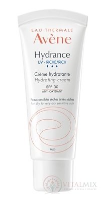 AVENE HYDRANCE UV-RICHE CRÈME HYDRATANTE SPF30 hydratačný krém SPF30 1x40 ml