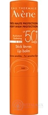 AVENE STICK LEVRES SPF50+ tyčinka na pery (veľmi vysoká ochrana) 1x3 g