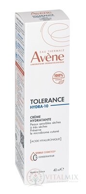 AVENE TOLERANCE HYDRA-10 Hydratačný krém 1x40 ml