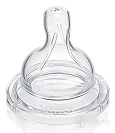 AVENT CUMLÍK na fľašu Klasik Na kašu 6M+, Y priesek, silikónový, mäkký, 1x2 ks