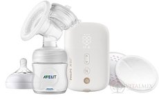 AVENT ODSÁVAČKA MLIEKA elektrická (SCF396/11) odsávačka nabíjateľná + fľaša 125 ml, 1x1 set