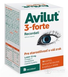 AVILUT 3-forte Recordati cps 9x10 ks (90 ks)