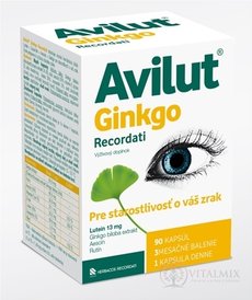 AVILUT Ginkgo Recordati cps 1x90 ks