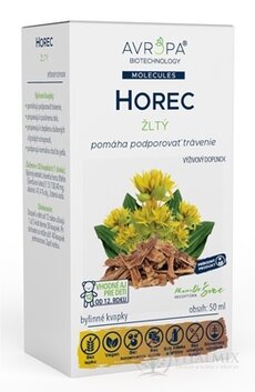 AVROPA HOREC žltý bylinné kvapky 1x50 ml