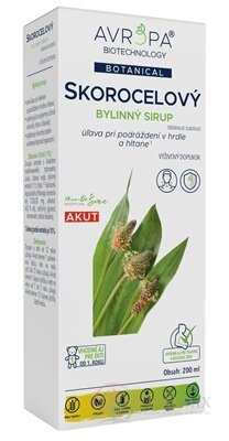 AVROPA Skorocelový bylinný sirup 1x200 ml