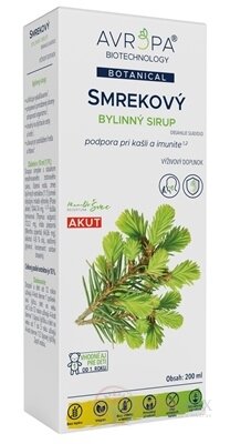 AVROPA Smrekový bylinný sirup 1x200 ml