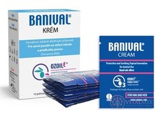 BANIVAL krém (na balanopostitidy, OzoilE) vrecká 10x3 ml (30 ml)