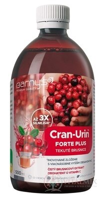Barny's CRAN-URIN FORTE PLUS tekuté brusnice 1x500 ml