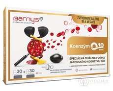 Barny's KOENZÝM Q10 DUAL 60 mg cps (zvýhodnené balenie) 2x30 (60 ks)
