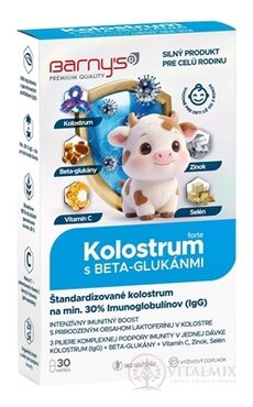 Barny's KOLOSTRUM s beta-glukánmi forte cps 1x30 ks